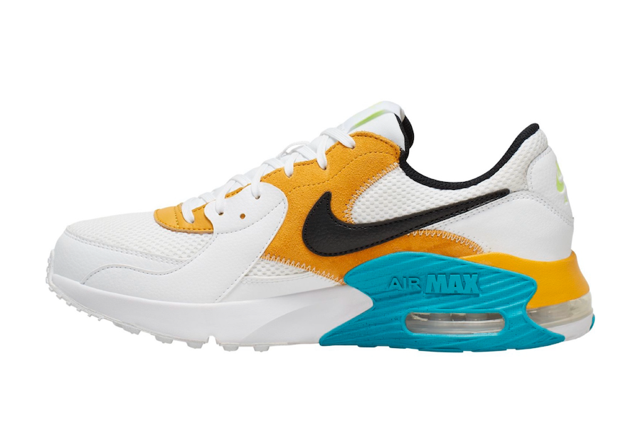 Nike Air Max Excee Highlighted in Orange and Blue
