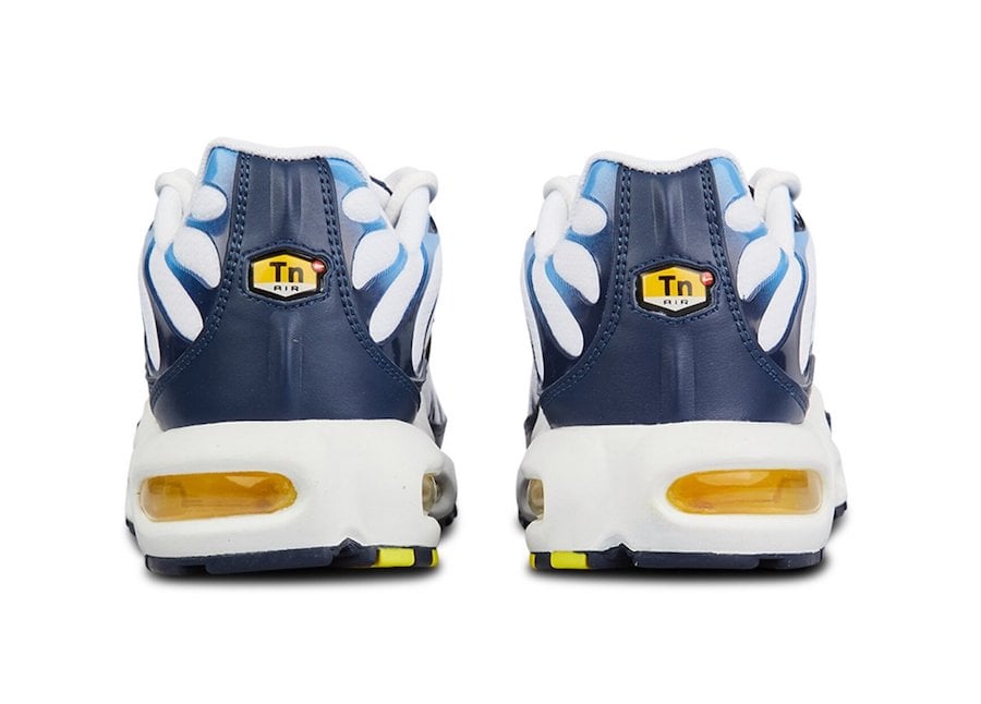 white and gold nike tn