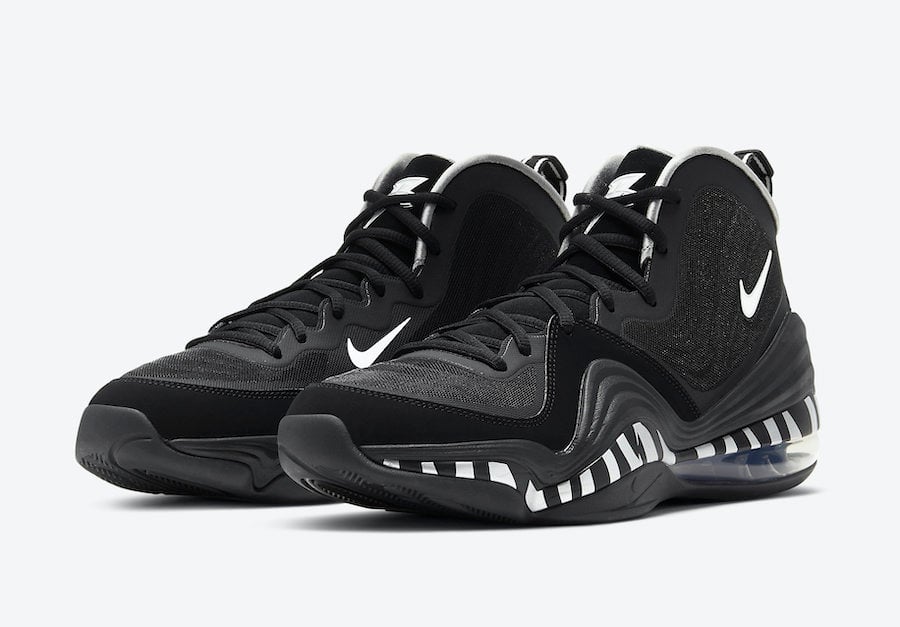 Nike Air Penny 5 Available in Black and Silver