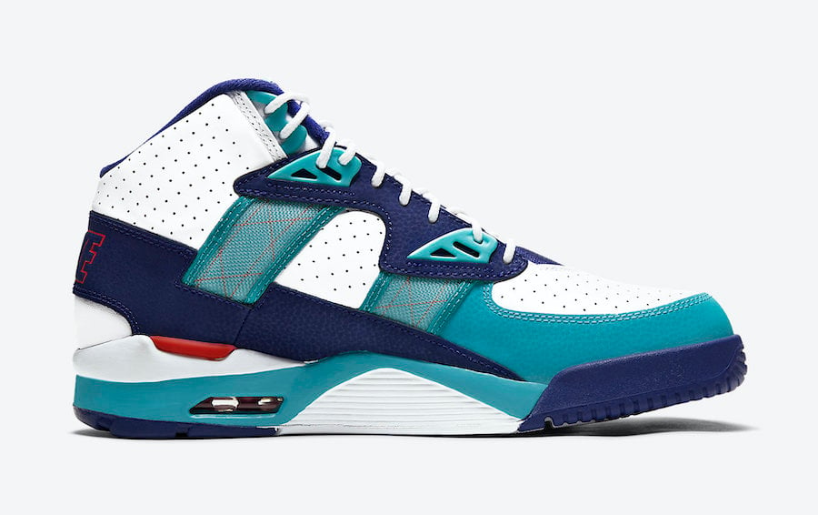 Nike Air Trainer SC High White Teal Navy Red CW6023-401 Release Date Info