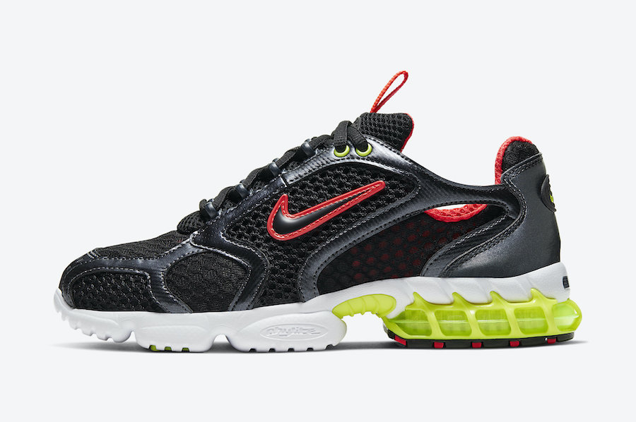 Nike Air Zoom Spiridon Cage 2 Metallic Hematite Black Lemon Venom CD3613-002 Release Date Info