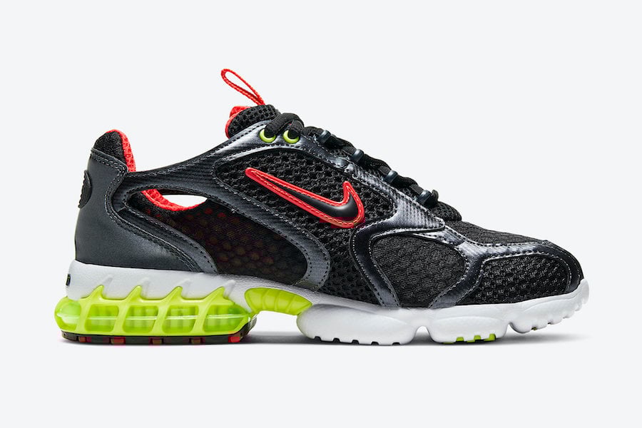 Nike Air Zoom Spiridon Cage 2 Metallic Hematite Black Lemon Venom CD3613-002 Release Date Info