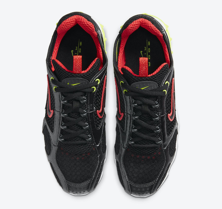 Nike Air Zoom Spiridon Cage 2 Metallic Hematite Black Lemon Venom CD3613-002 Release Date Info
