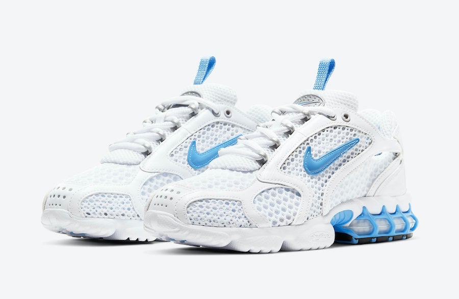 women's air zoom spiridon cage 2 university blue