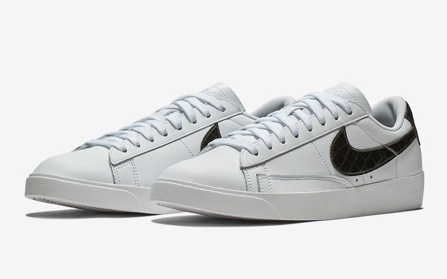 Nike Blazer Low Leather Black Croc Release Date Info Nike Blazer Low Leather Black Croc Release Date Info
