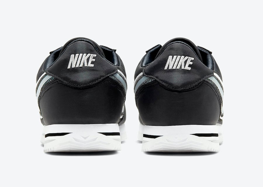 nike cortez black and grey