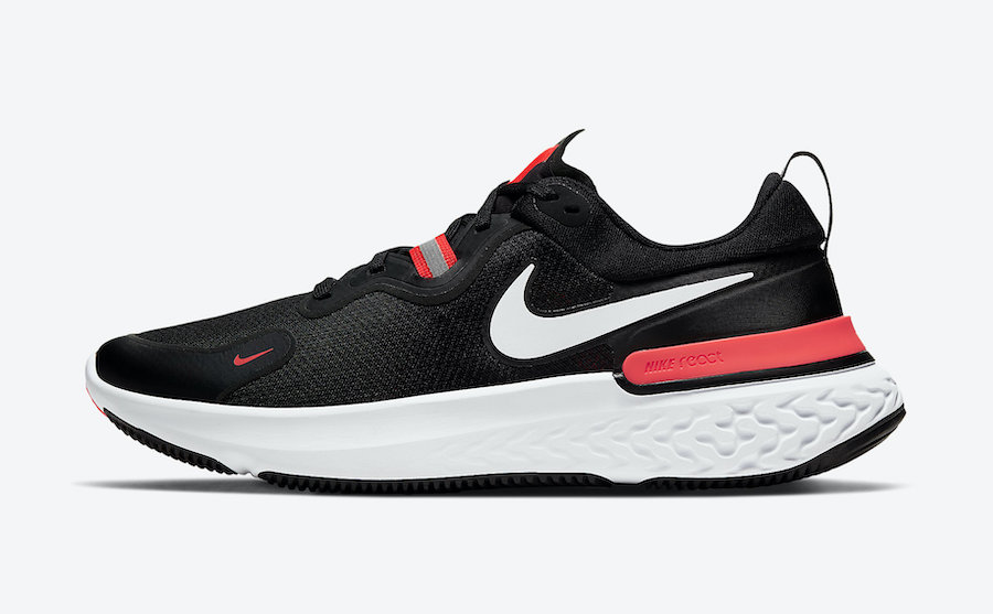 Nike React Miler Black Laser Crimson CW1777-001 Release Date Info