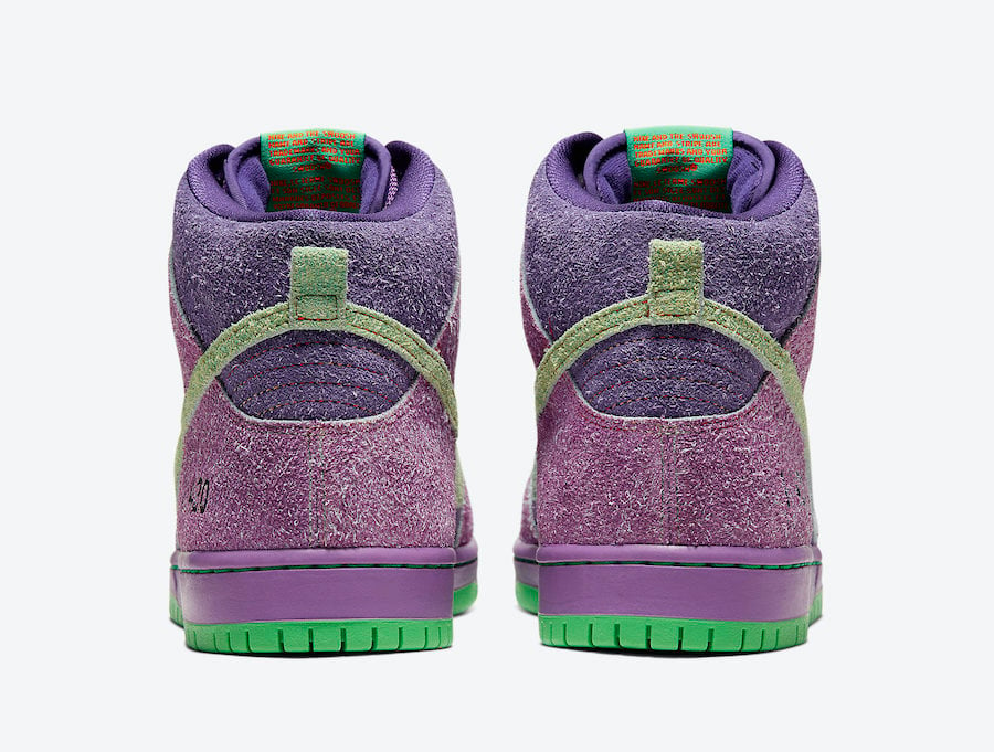 Nike SB Dunk High 420 Purple Skunk CW9971-500 Release Date