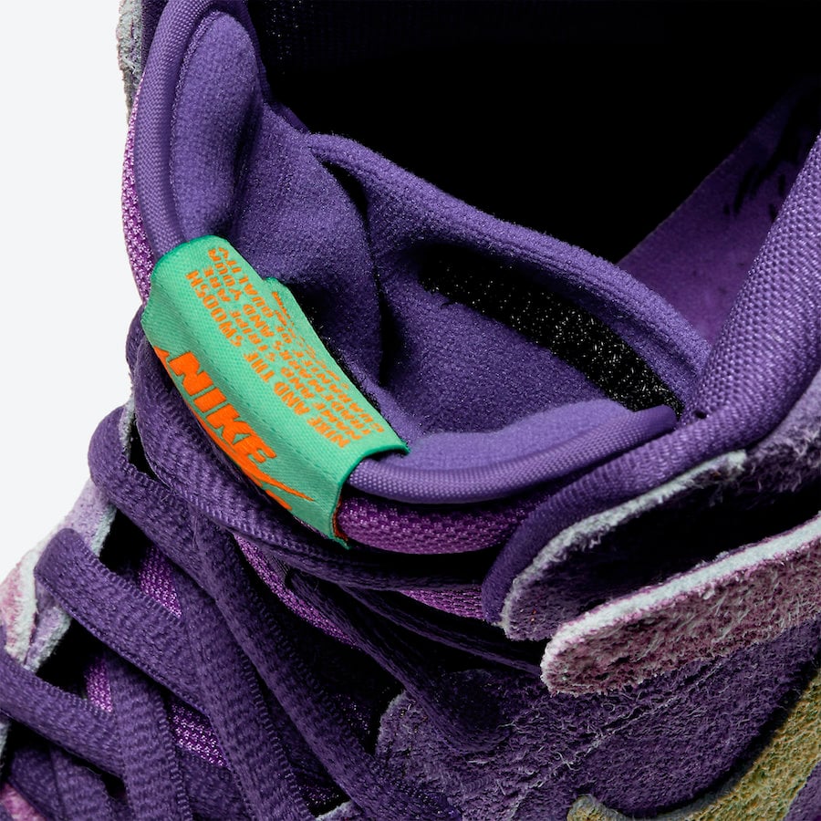 Nike SB Dunk High 420 Purple Skunk CW9971-500 Release Date