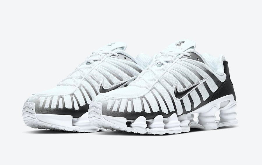 Nike Shox TL White Pure Platinum AV3595-102 Release Date Info Nike Shox TL White Pure Platinum AV3595-102 Release Date Info