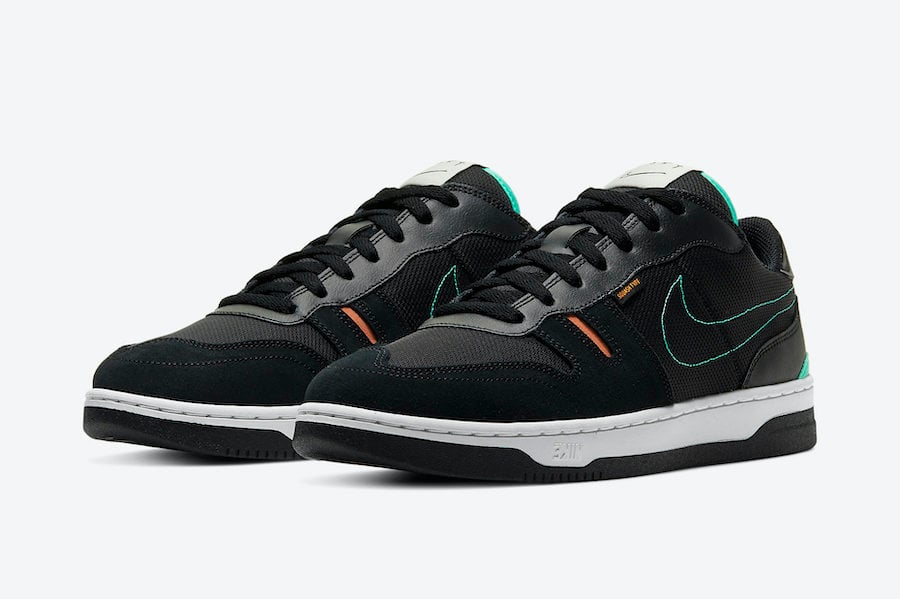 Nike Squash Type Highlighted with Menta and Orange Trance