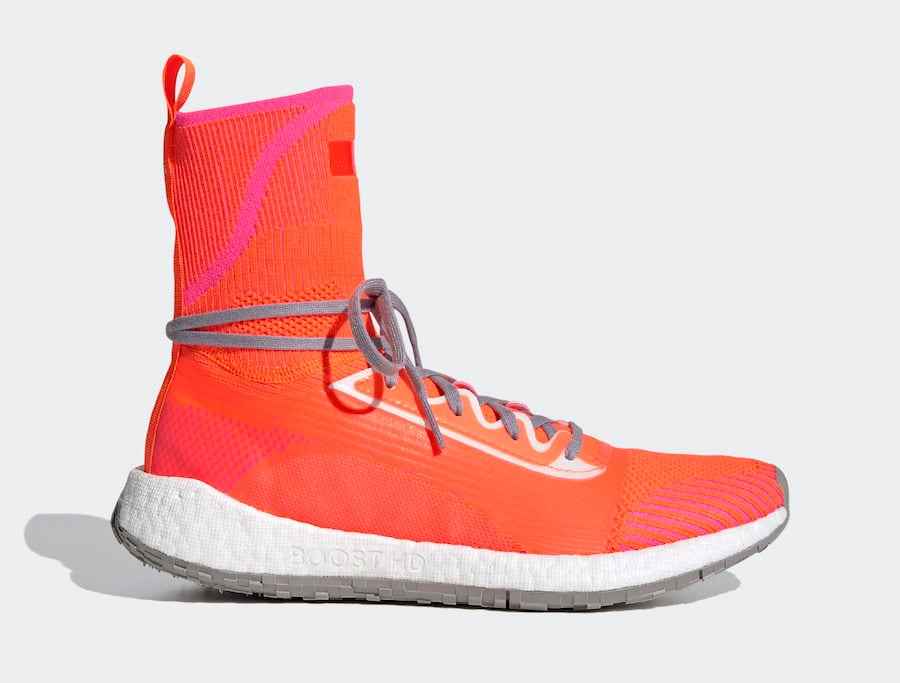 Stella McCartney adidas PulseBoost HD Mid Solar Orange EF2220 Release ...