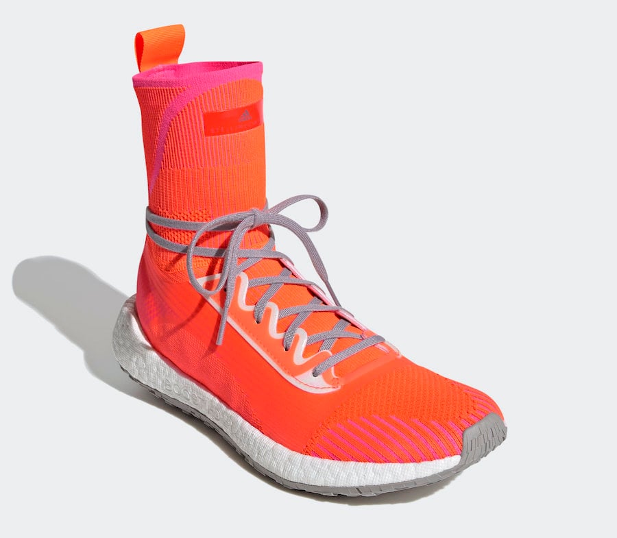 Stella McCartney adidas PulseBoost HD Mid Solar Orange EF2220 Release ...