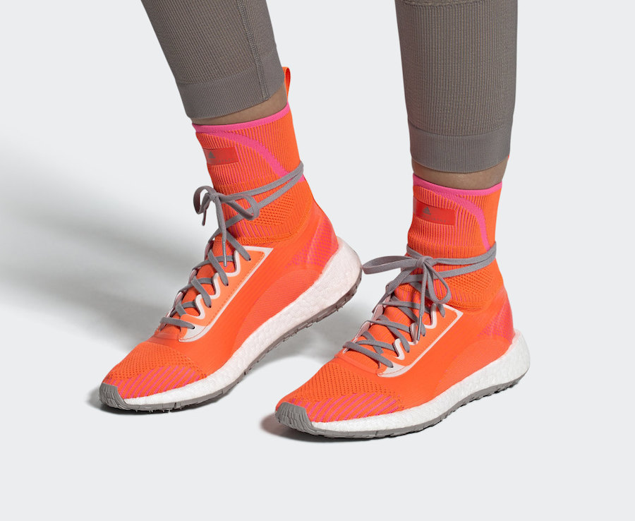 Stella McCartney adidas PulseBoost HD Mid Solar Orange EF2220 Release Date Info