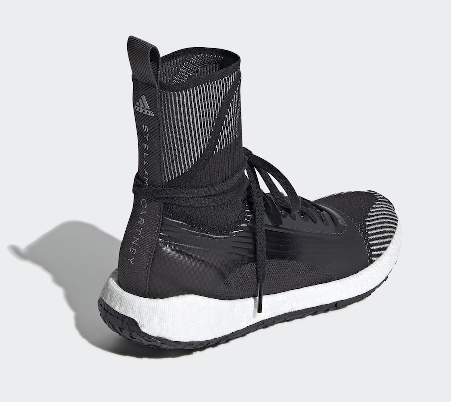 Stella McCartney adidas PulseBoost HD Mid Utility Black EG1067 Release Date Info