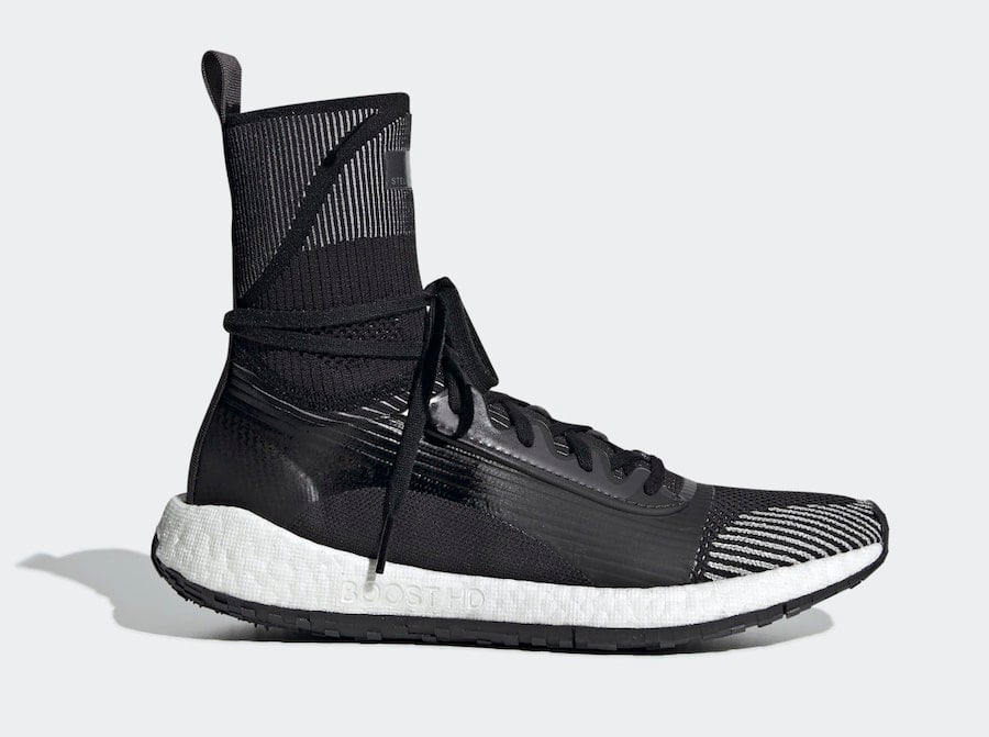 Stella McCartney x adidas PulseBoost HD Mid ‘Utility Black’ Release Date