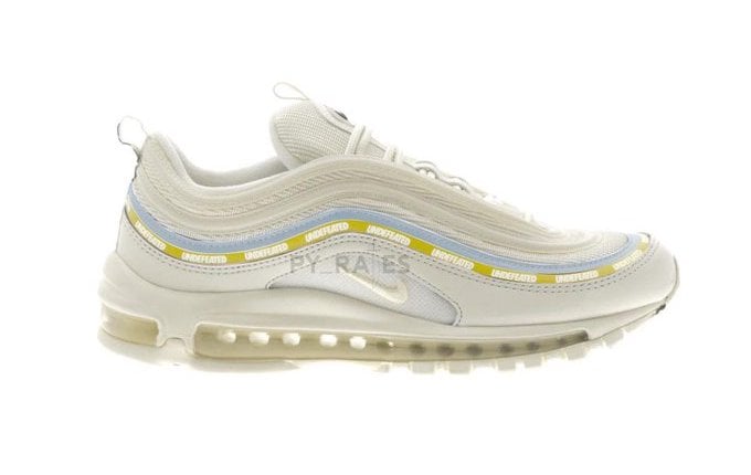 Undefeated Nike Air Max 97 Sail White Aero Blue Midwest Gold Release Date Info