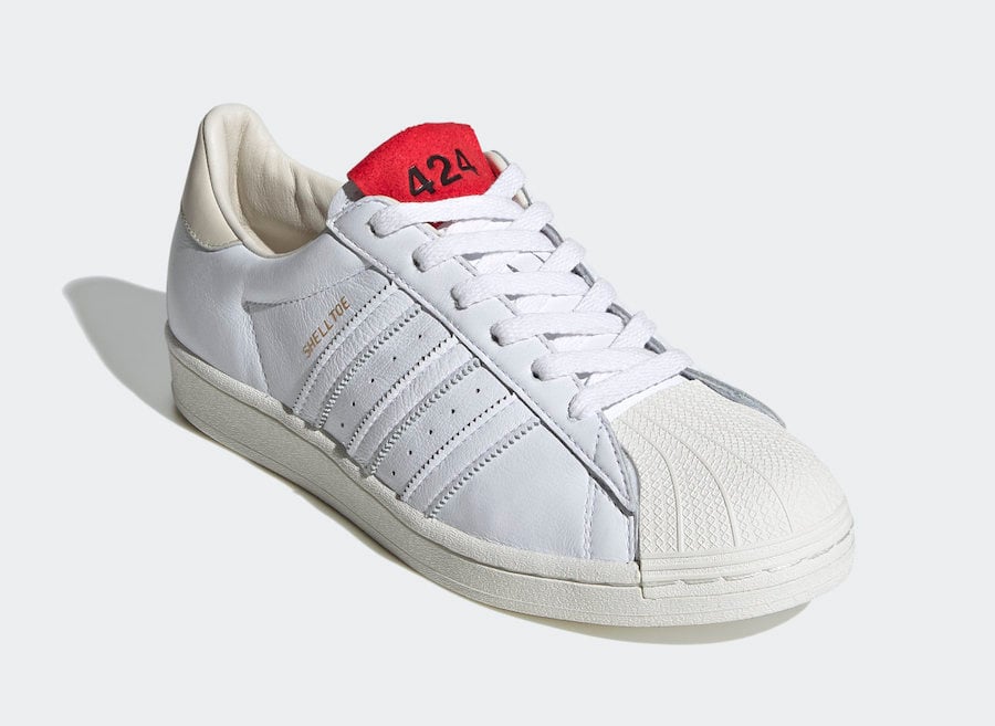 424 adidas Shell Toe FW7624 Release Date Info