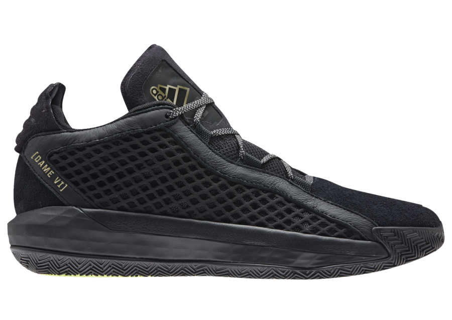 adidas Dame 6 Leather Black Gold FV8627 Release Date Info adidas Dame 6 Leather Black Gold FV8627 Release Date Info