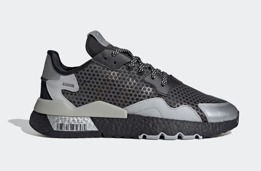 adidas nite jogger grey black