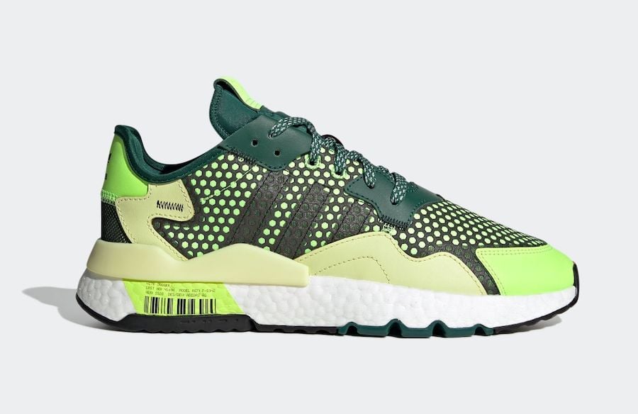 adidas Nite Jogger in Shades of Green with 3M Branding