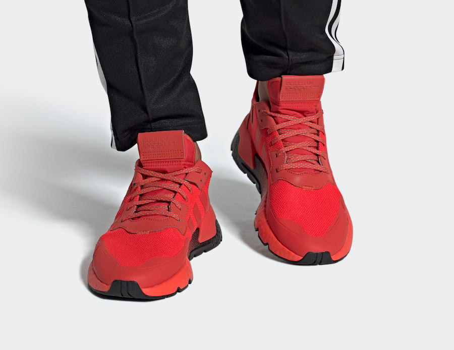 adidas Nite Jogger Hi-Res Red EF5415 Release Date Info