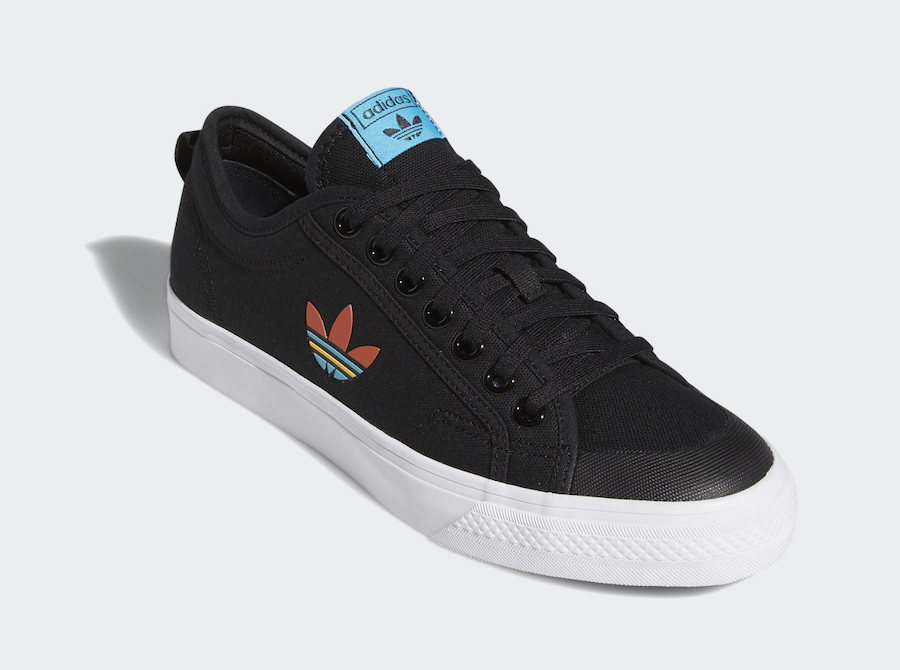 adidas Nizza Black Cyan FW4540 Release Date Info