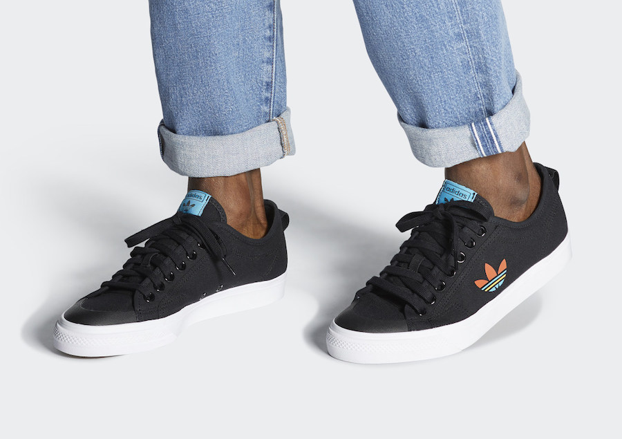 adidas Nizza Black Cyan FW4540 Release Date Info