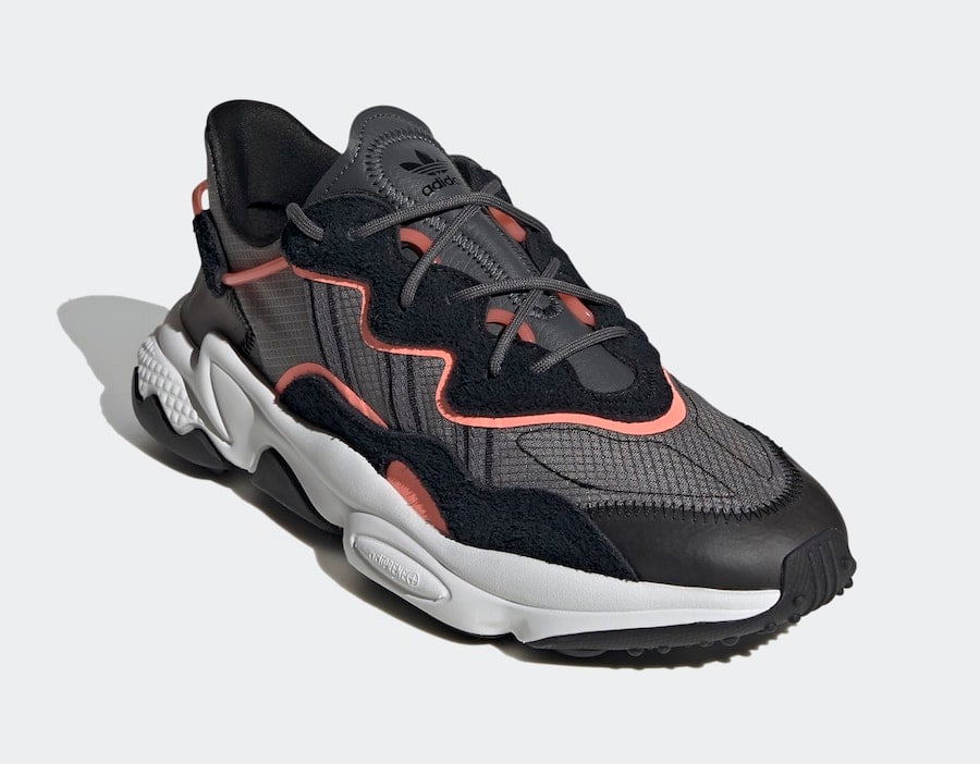 adidas Ozweego Black Grey Coral EF4289 Release Date Info