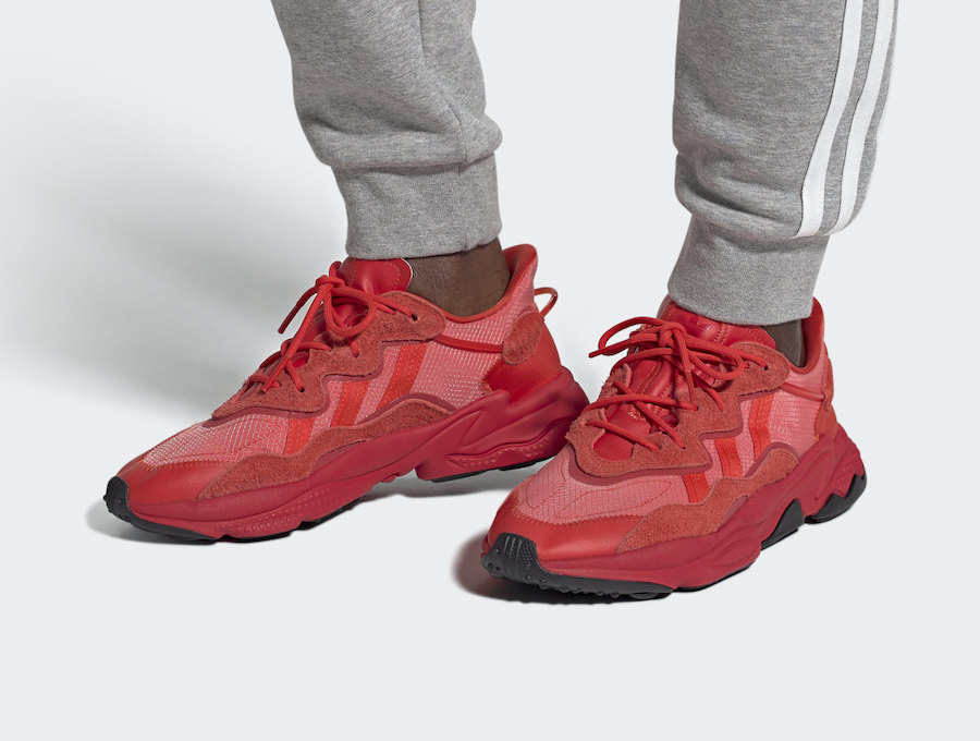 ozweego adidas red