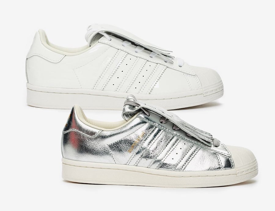adidas Superstar with Fringed Lace Cover Releasing in Two Colorways