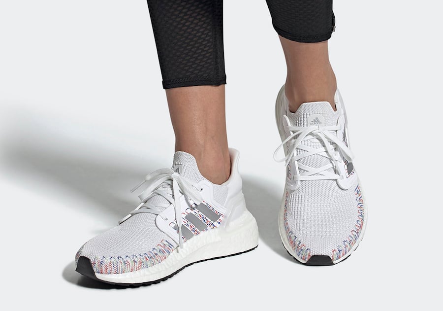 adidas Ultra Boost 2020 WMNS White Multi-Color EG0728 Release Date Info
