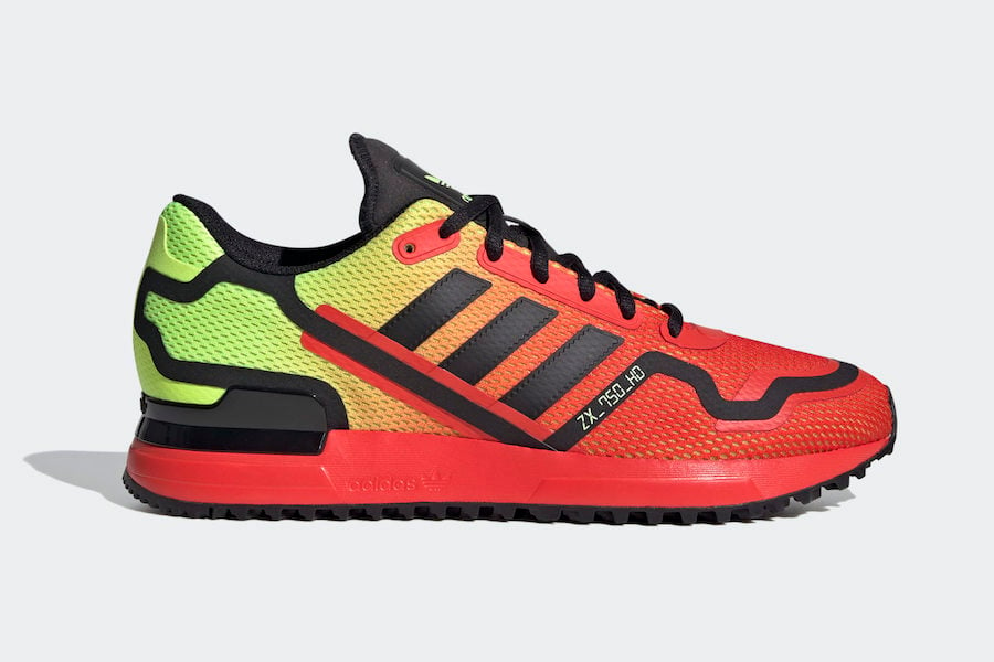 adidas ZX 750 Glory Red Shock Yellow FV8489 Release Date Info 