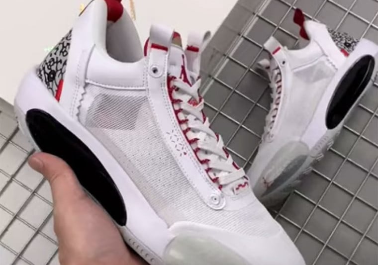 First Look: Air Jordan 34 Low ‘White Cement’