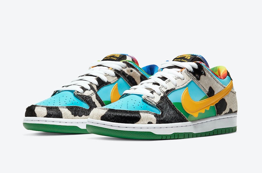 Ben and Jerrys Nike SB Dunk Low Chunky Dunky CU3244-100 Release Info Price