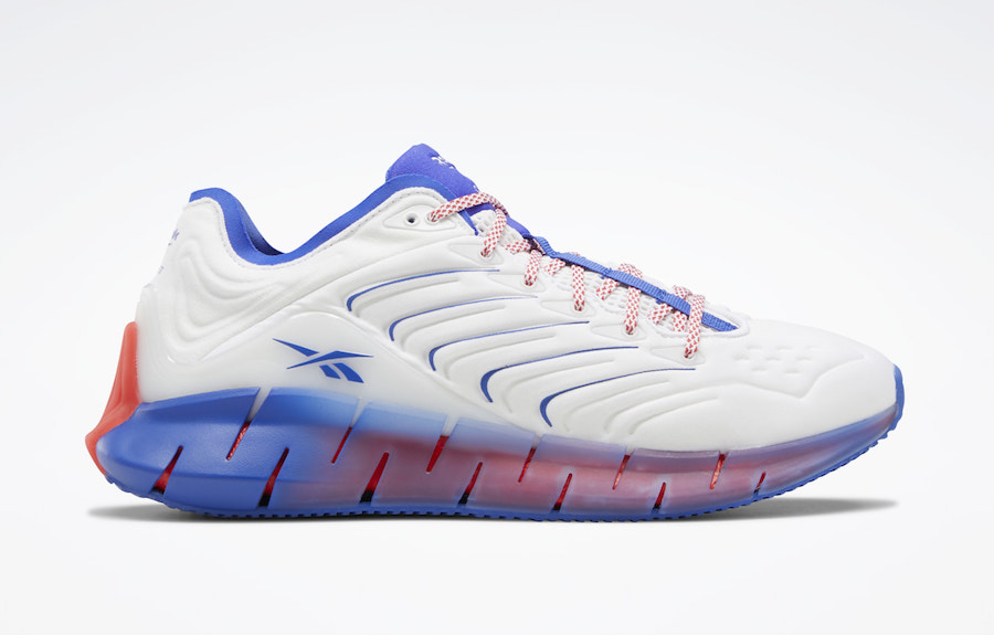 Chromat Reebok Zig Kinetica White Blue Red FX2460 Release Date Info