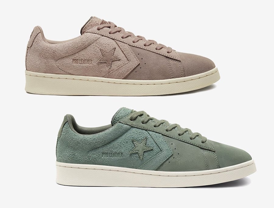 Converse Pro Leather Ox Suede Releases in Two New Colorways