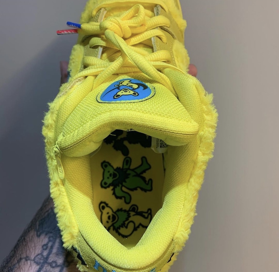 Grateful Dead Nike SB Dunk Low Yellow Bear CJ5378-700 Release Details