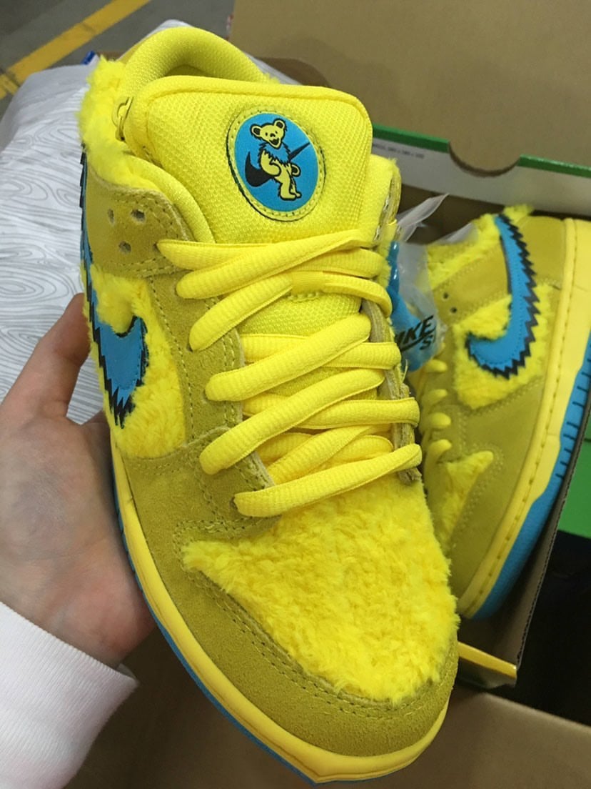 Grateful Dead Nike SB Dunk Low Yellow Bear CJ5378-700 Release Info