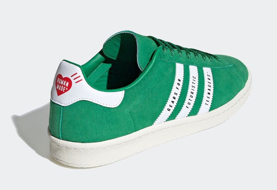 Human Made adidas Campus Green FY0732 Release Date Info