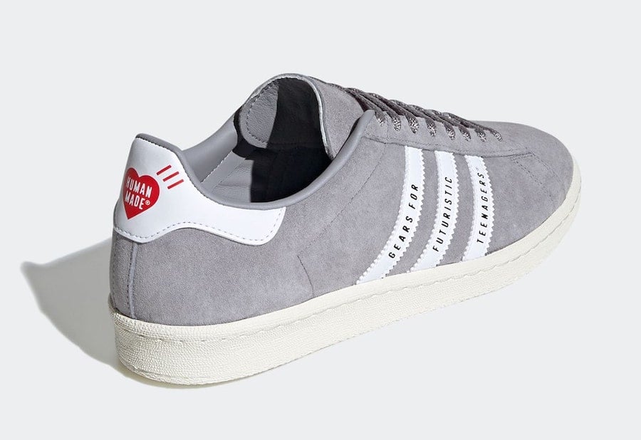Human Made adidas Campus Grey FY0733 Release Date Info