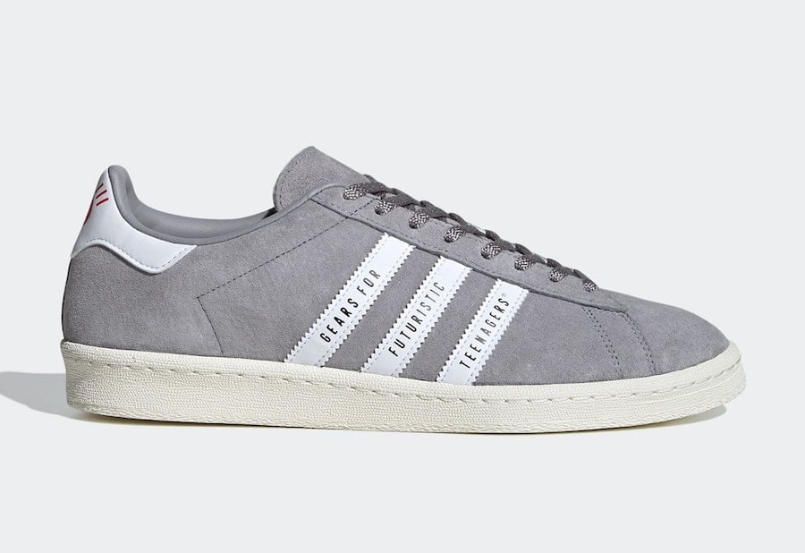 Human Made adidas Campus Grey FY0733 Release Date Info