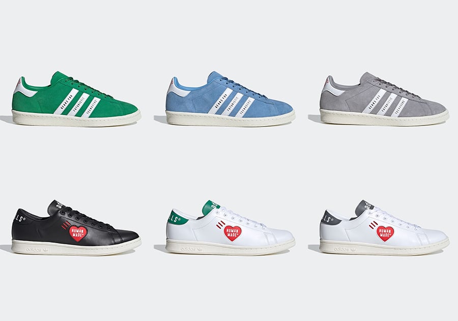 Human Made x adidas Originals Collection Featuring the Stan Smith and Campus