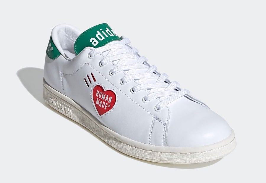 Human Made adidas Stan Smith White Green FY0734 Release Date Info