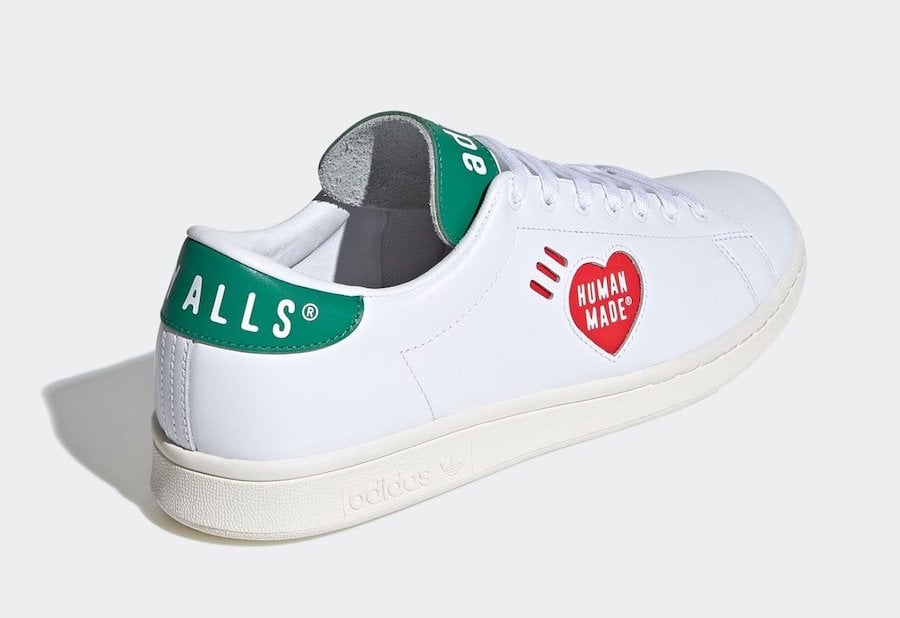 Human Made adidas Stan Smith White Green FY0734 Release Date Info