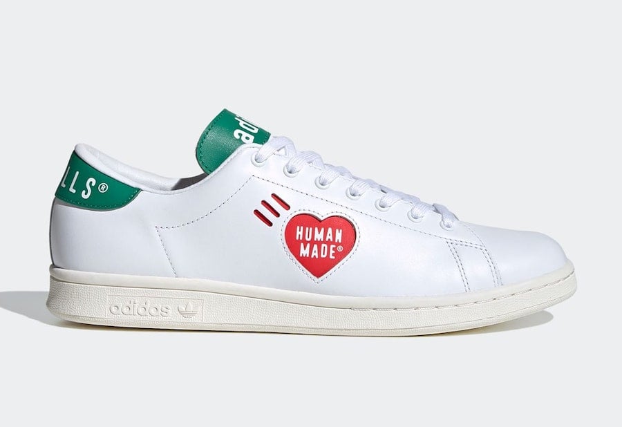 Human Made adidas Stan Smith White Green FY0734 Release Date Info