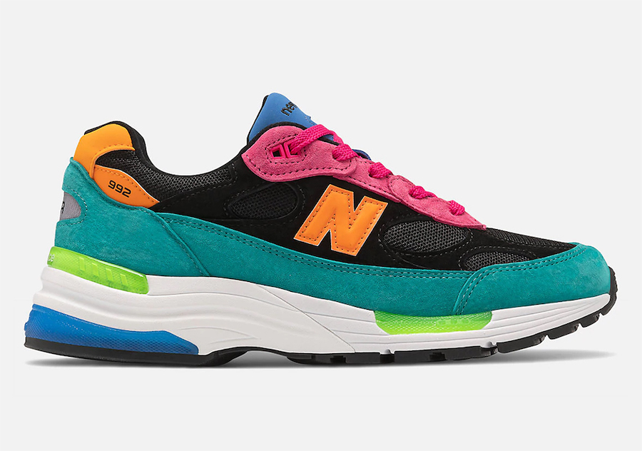 New Balance 992 Black Multi-Color Release Date Info