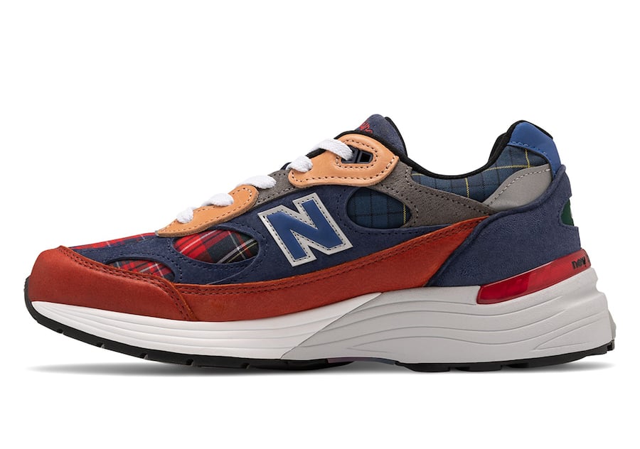 New Balance 992 Plaid Patchwork Release Date Info