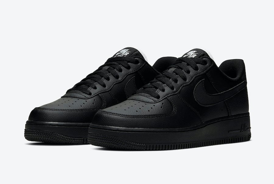 nike air force 1 full black