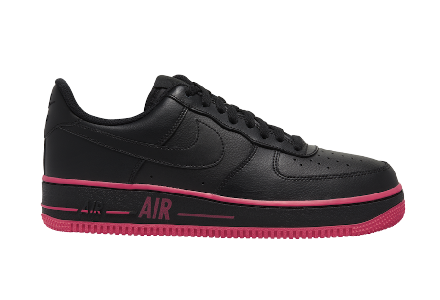 Nike Air Force 1 Low Black Laser Crimson CJ1393-002